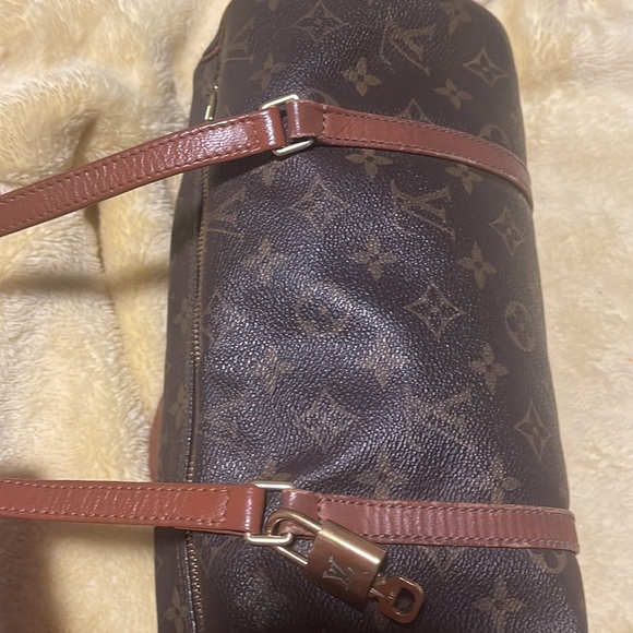 LV MONOGRAM PAPILLON VINTAGE BAG WITH LOCK AND KEY#302 AND LV PAPER CARD HOLDER! - Picture 6 of 15
